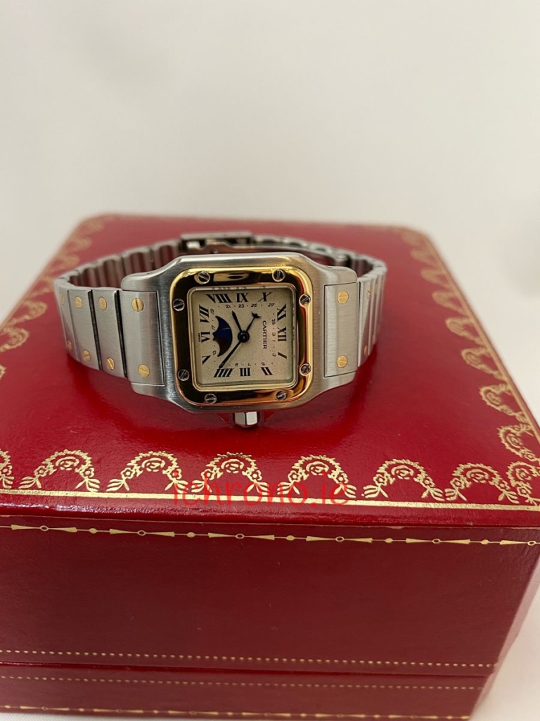 Cartier Moon Phase Watch for Sale in Dublin | 24mm 18k gold/steel